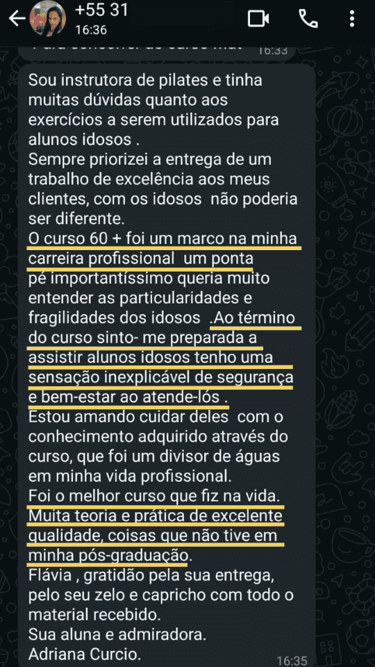 Depoimento Adriana